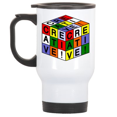 Creative Rubik's Cube Stainless Steel Travel Mug