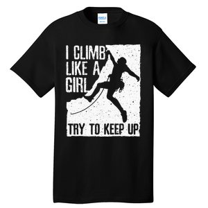 Cool Rock Climbing Design For  Climb Lovers Tall T-Shirt