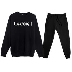 Coexist Religion Premium Crewneck Sweatsuit Set