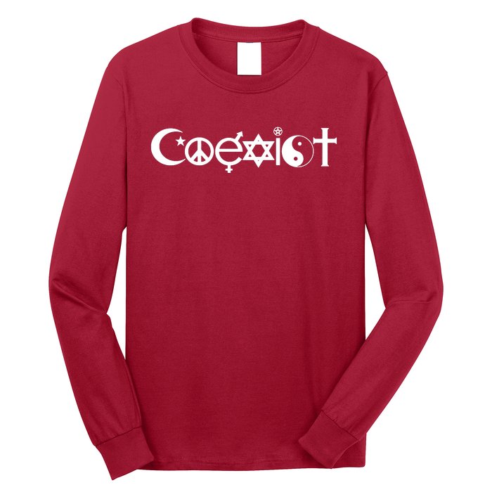 Coexist Religion Long Sleeve Shirt