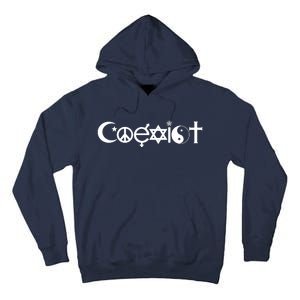 Coexist Religion Tall Hoodie