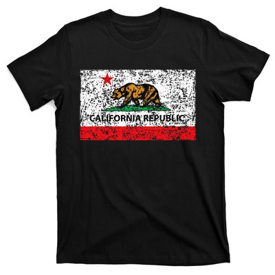 California Republic Cali Flag Socal Norcal Cencal T-Shirt