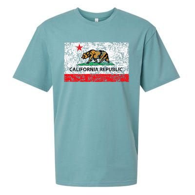 California Republic Cali Flag Socal Norcal Cencal Sueded Cloud Jersey T-Shirt