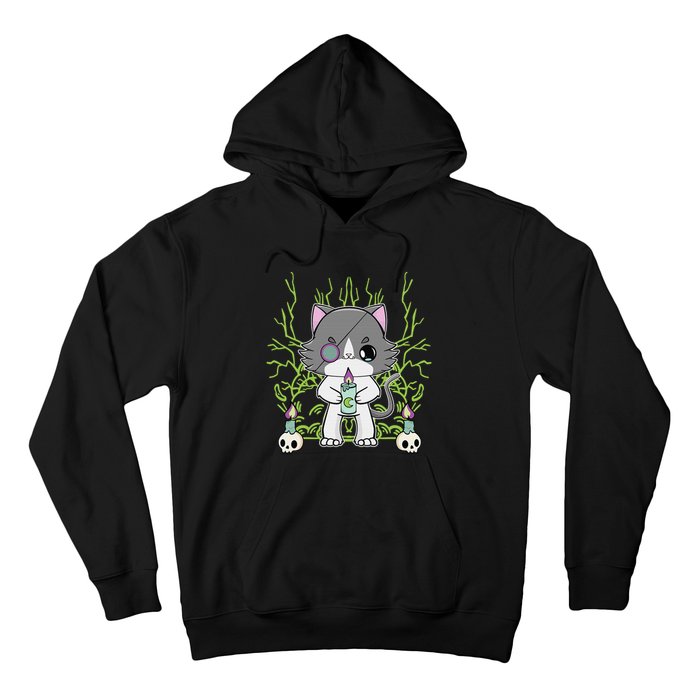 Cute Ragdoll Cat Anime Feline Goth Candle Hoodie