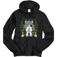 Cute Ragdoll Cat Anime Feline Goth Candle Tie Dye Hoodie