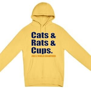 Cats & Rats & Cups Premium Pullover Hoodie