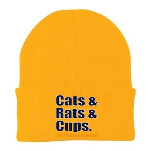 Cats & Rats & Cups Knit Cap Winter Beanie