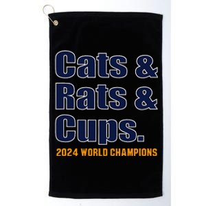 Cats & Rats & Cups Platinum Collection Golf Towel