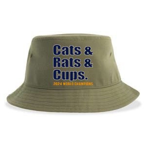 Cats & Rats & Cups Sustainable Bucket Hat