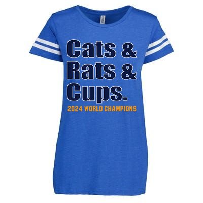 Cats & Rats & Cups Enza Ladies Jersey Football T-Shirt