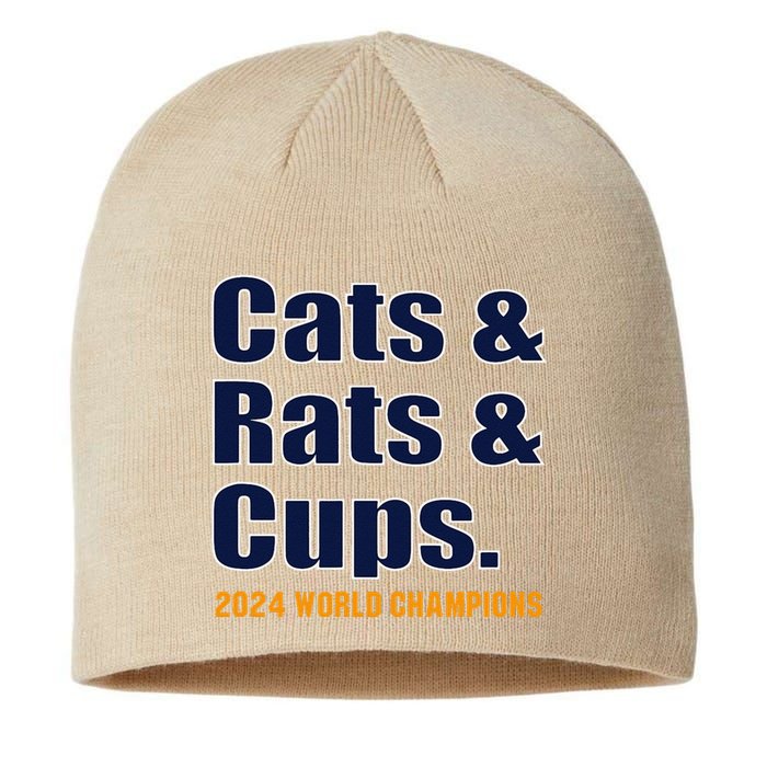 Cats & Rats & Cups Sustainable Beanie