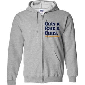 Cats & Rats & Cups Full Zip Hoodie