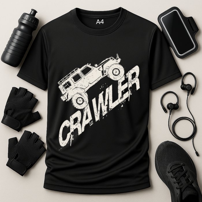 Crawler Rc Car Rock Scaler Scale Rc Offroad Truck Clawling Cooling Performance Crew T-Shirt