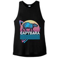 Capybara Retro Ladies PosiCharge Tri-Blend Wicking Tank