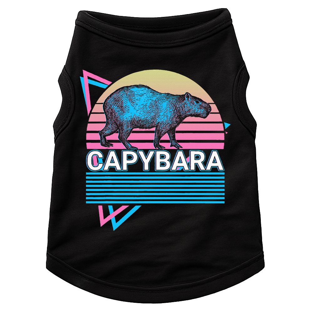 Capybara Retro Doggie Tank