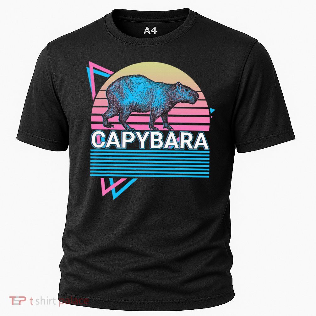 Capybara Retro Performance Shirt