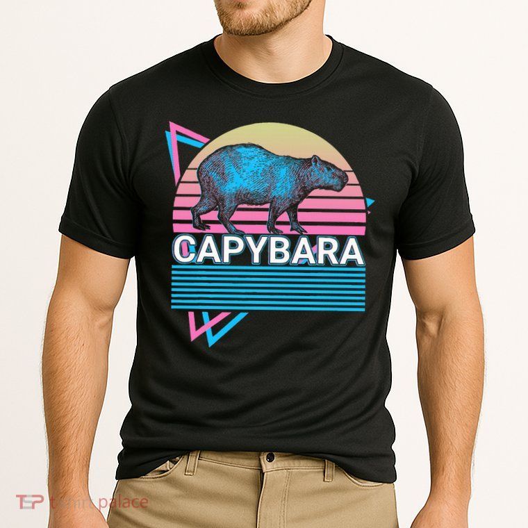 Capybara Retro Performance Shirt