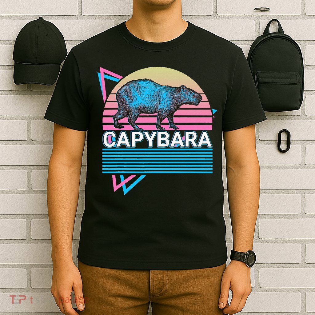 Capybara Retro T-Shirt