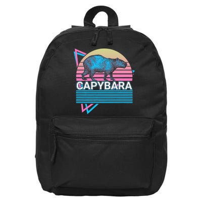 Capybara Retro 16 in Basic Backpack