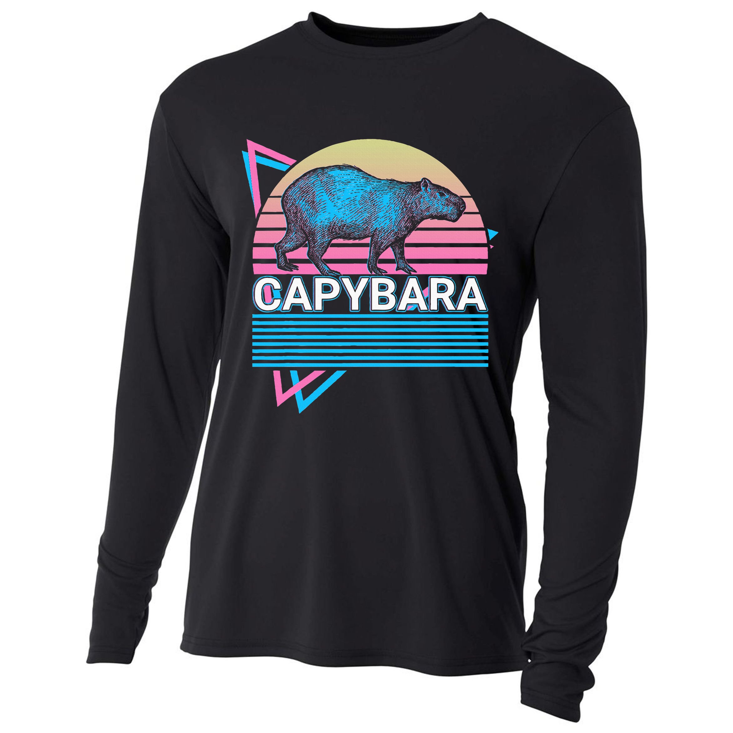 Capybara Retro Cooling Performance Long Sleeve Crew