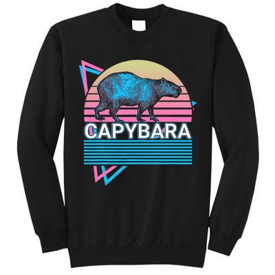 Capybara Retro Tall Sweatshirt