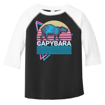 Capybara Retro Toddler Fine Jersey T-Shirt