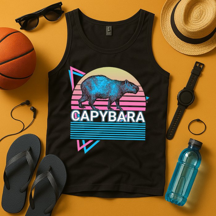 Capybara Retro Tank Top