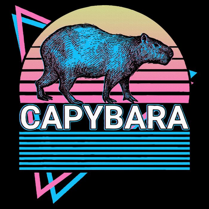 Capybara Retro Tank Top