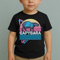 Capybara Retro Toddler T-Shirt