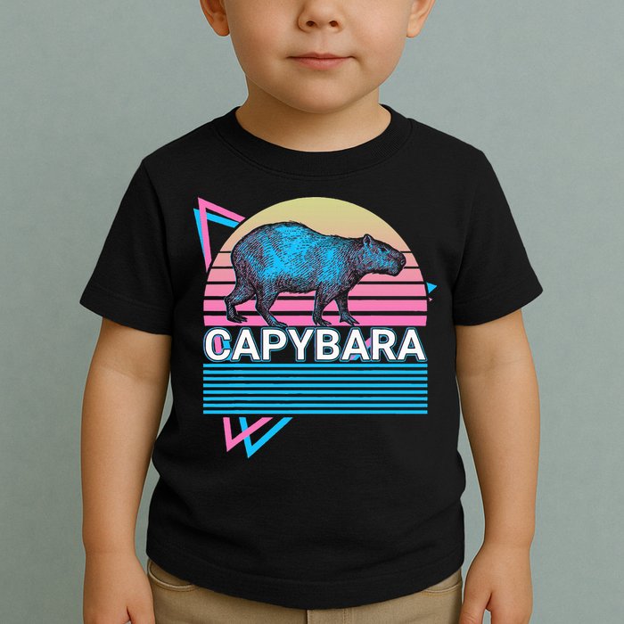 Capybara Retro Toddler T-Shirt