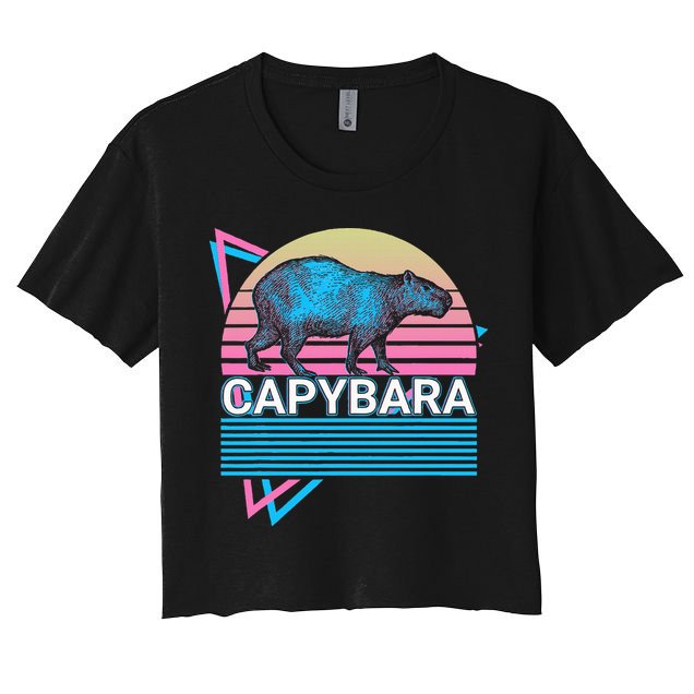 Capybara Retro Crop Top