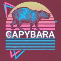 Capybara Retro 16oz Travel Tumbler