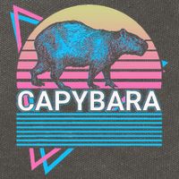 Capybara Retro Cotton Canvas Backpack