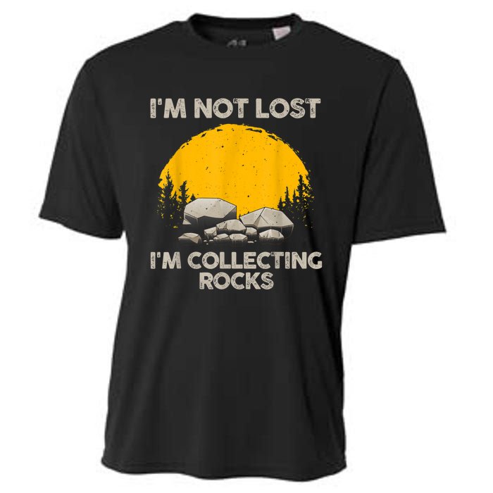 Cool Rock Collecting For Men Women Geologist Rock Hounds Cooling Performance Crew T-Shirt