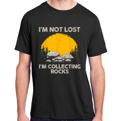 Cool Rock Collecting For Men Women Geologist Rock Hounds Adult ChromaSoft Performance T-Shirt