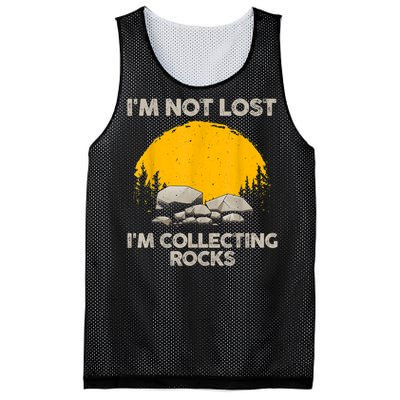 Cool Rock Collecting For Men Women Geologist Rock Hounds Mesh Reversible Basketball Jersey Tank