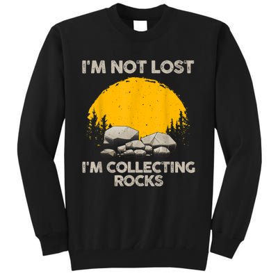 Cool Rock Collecting For Men Women Geologist Rock Hounds Tall Sweatshirt