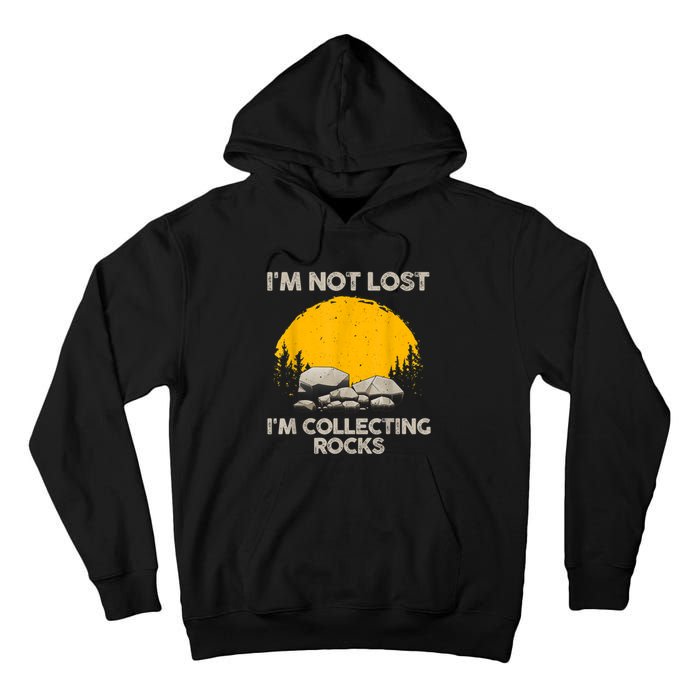 Cool Rock Collecting For Men Women Geologist Rock Hounds Tall Hoodie