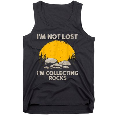 Cool Rock Collecting For Men Women Geologist Rock Hounds Tank Top