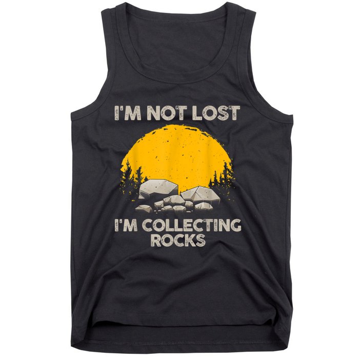 Cool Rock Collecting For Men Women Geologist Rock Hounds Tank Top