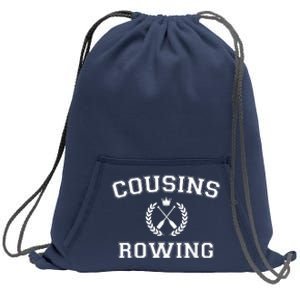 Cousins Rowing Cousins Beach Sweatshirt Cinch Pack Bag