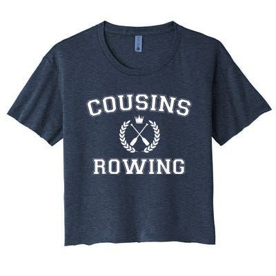 Cousins Rowing Cousins Beach Women's Crop Top Tee