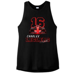 Cool Racing Charles Leclerc Signature Ladies PosiCharge Tri-Blend Wicking Tank