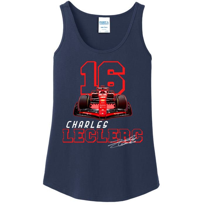 Cool Racing Charles Leclerc Signature Ladies Essential Tank