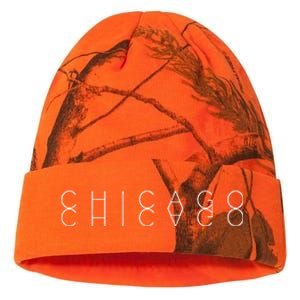 Chicago Reflections Chicagoan Word Art Souvenir Kati Licensed 12" Camo Beanie