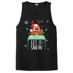 Christmas Reindeer Cocaine Santa Sweater Let It Snow Gift PosiCharge Competitor Tank