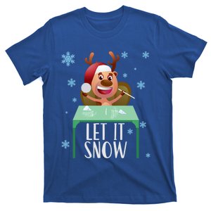 Christmas Reindeer Cocaine Santa Sweater Let It Snow Gift T-Shirt