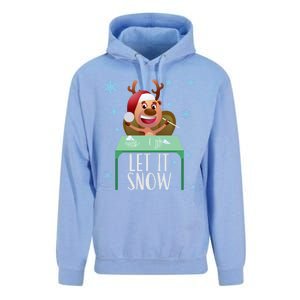 Christmas Reindeer Cocaine Santa Sweater Let It Snow Gift Unisex Surf Hoodie