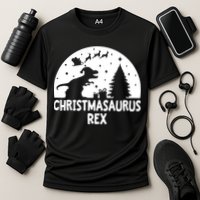Christmasaurus Rex Cooling Performance Crew T-Shirt