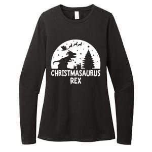 Christmasaurus Rex Womens CVC Long Sleeve Shirt